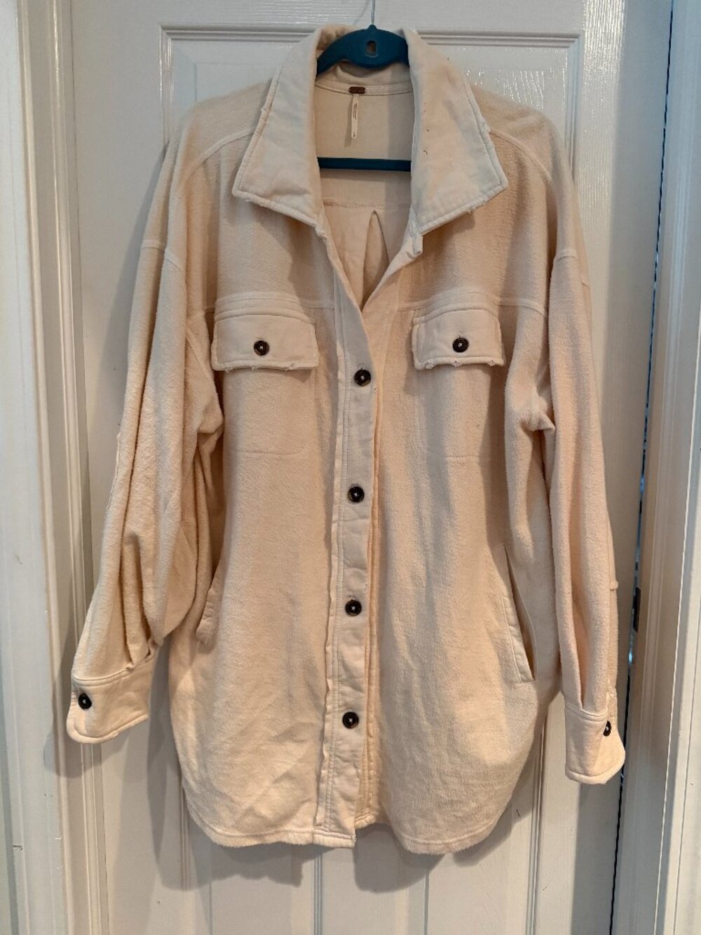 Free People We The Free Ruby Jacket Size Medium Champagne Dreams